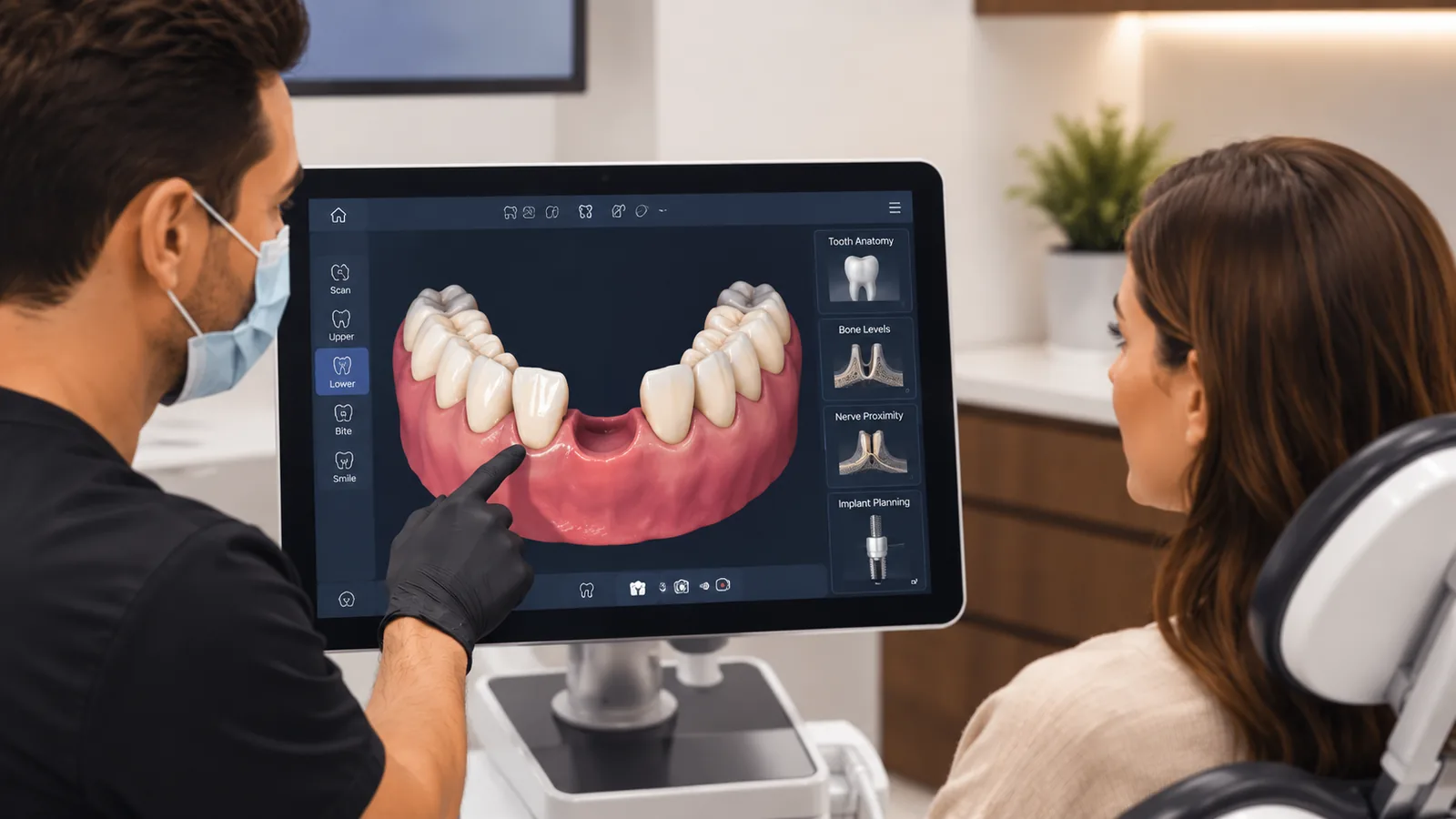 MDRN Dental Studio educational image for What a 3D Dental Scan Can Show Before Replacing a Missing Tooth