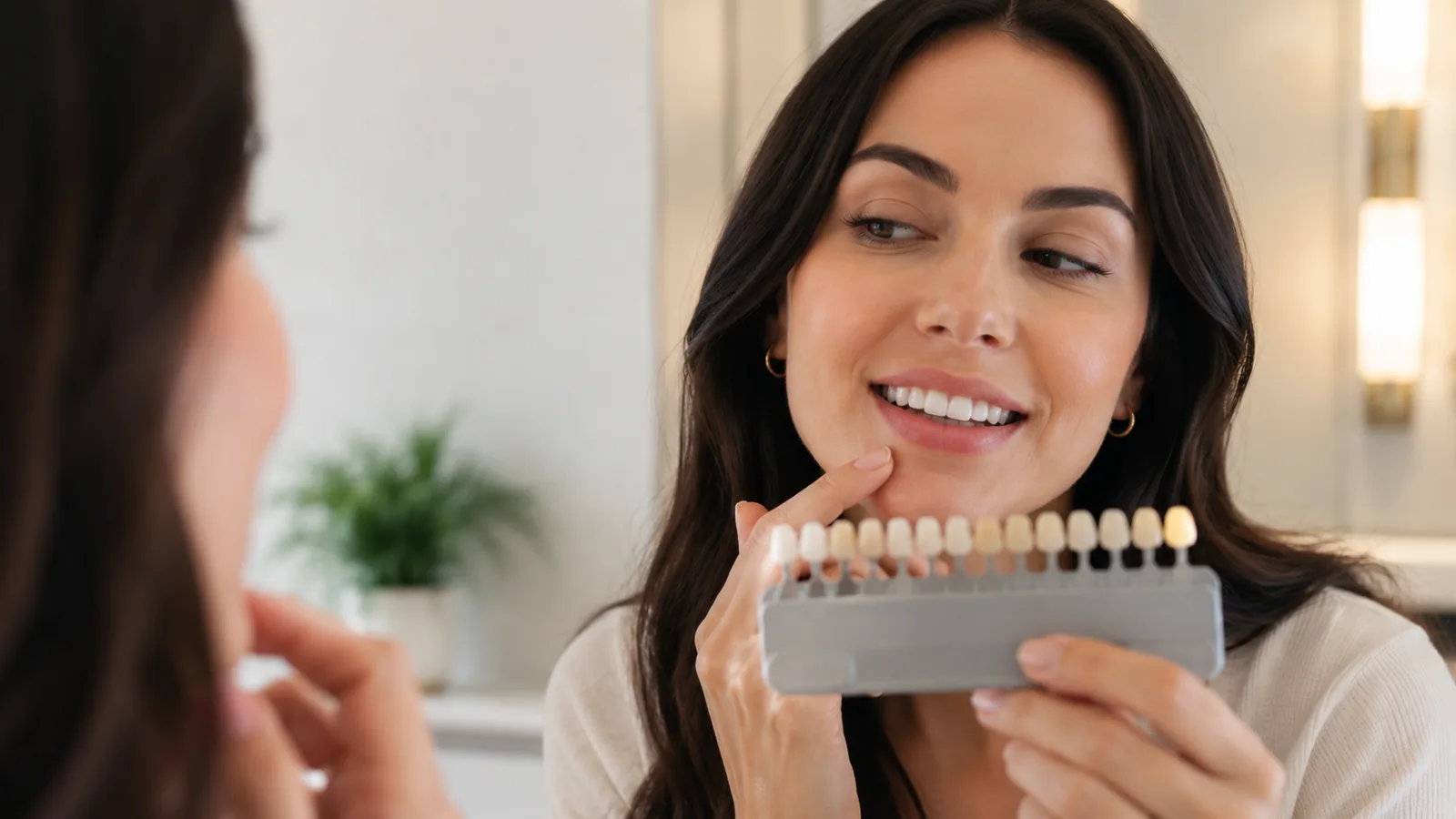 MDRN Dental Studio educational image for Whitening Before Veneers or Bonding: Why Sequence Matters